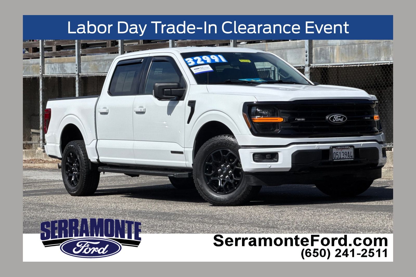Oxford White 2024 Ford F-150 Pickup Truck Four-Wheel Drive Automatic