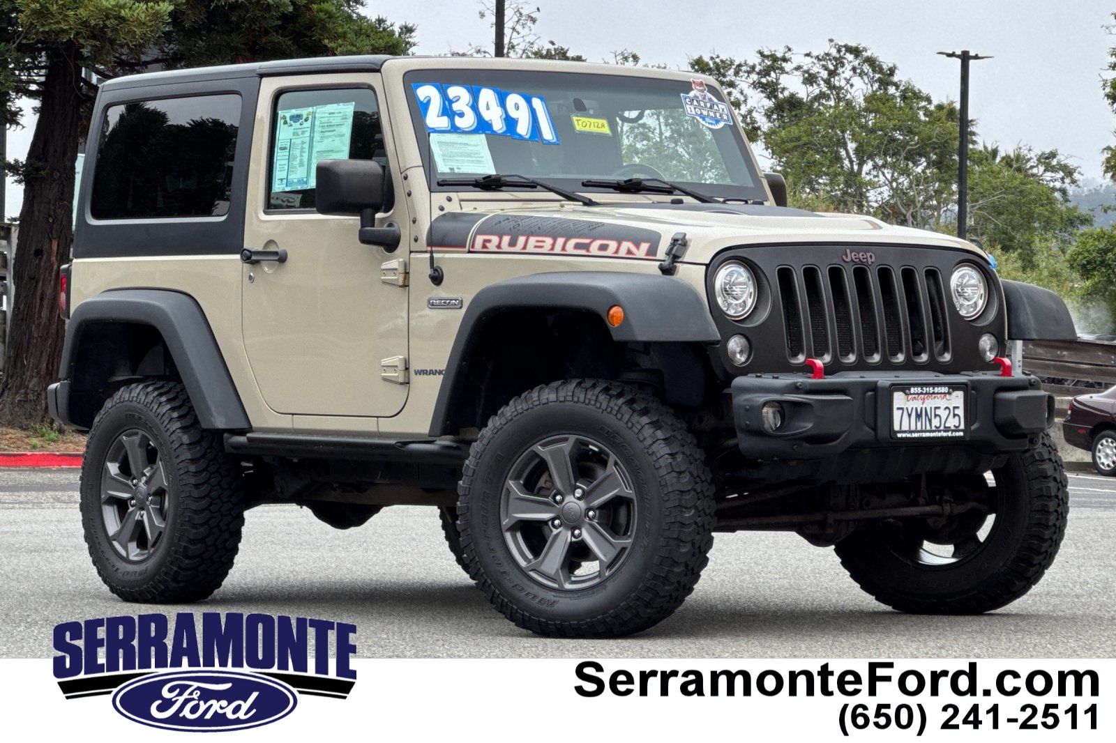 Brown (Gobi) 2017 Jeep Wrangler SUV / Crossover Four-Wheel Drive 6-Speed Manual