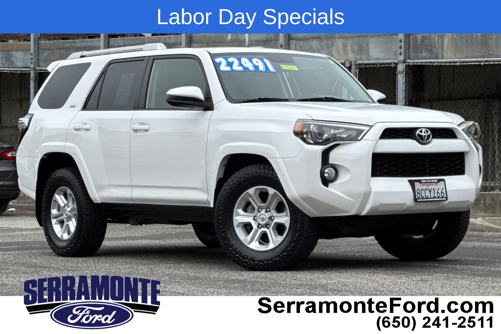 2016 Toyota 4Runner Blanco (Super White) SUV/Crossover 4X2 5 velocidades Automática marcha alta