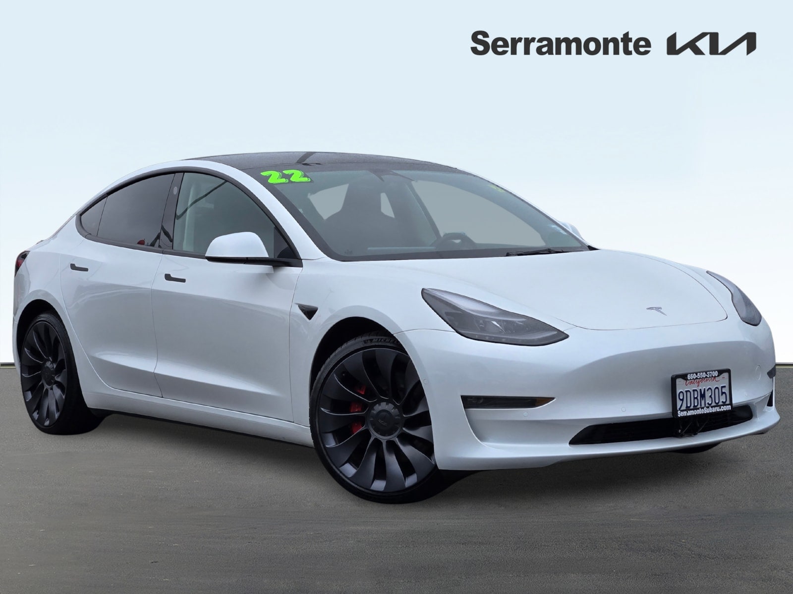 Used 2022 Tesla Model 3 Performance with VIN 5YJ3E1EC3NF363473 for sale in Colma, CA