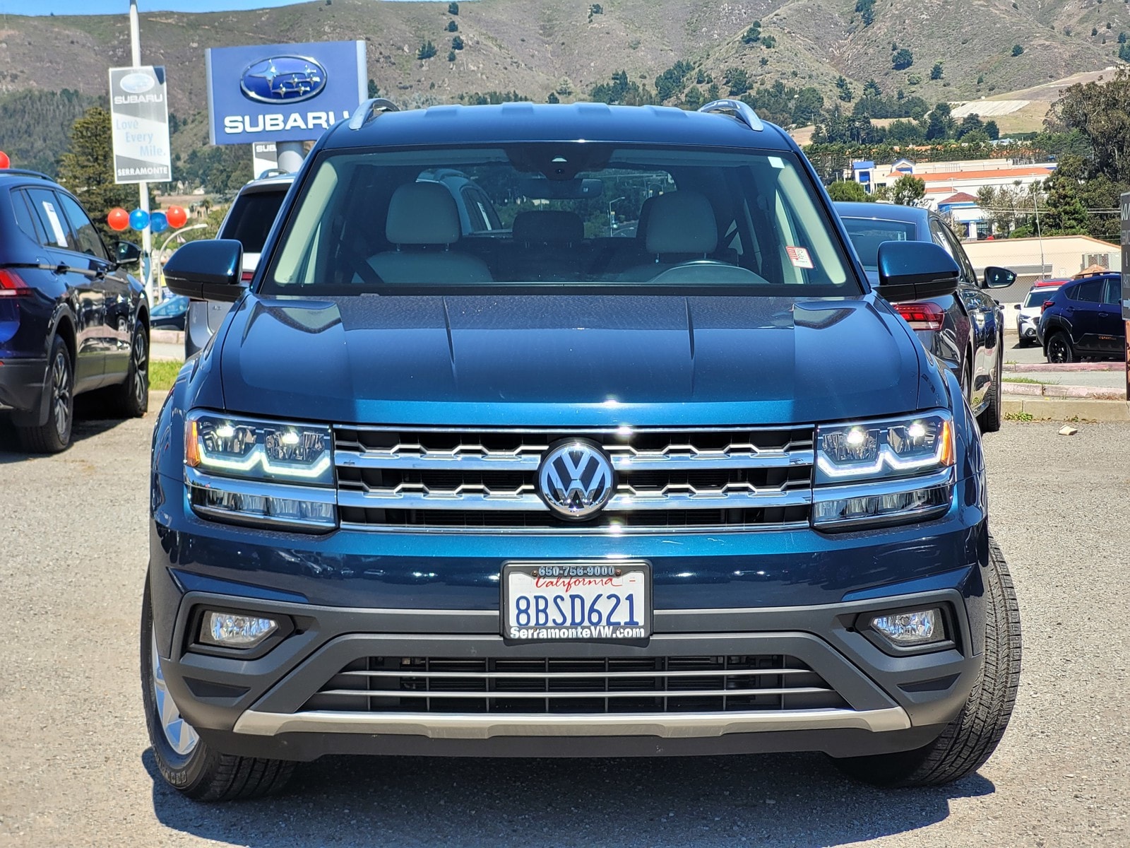 Used 2018 Volkswagen Atlas SE w/Tech with VIN 1V2DR2CA2JC523607 for sale in Colma, CA