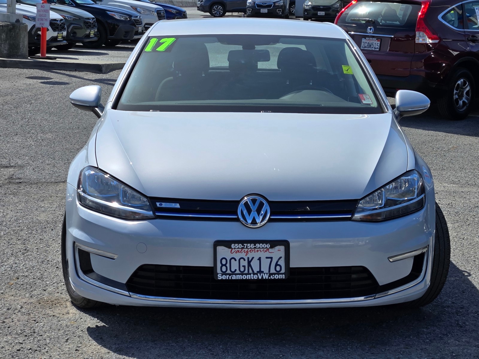 Used 2017 Volkswagen e-Golf e-Golf SE with VIN WVWKR7AUXHW953588 for sale in Colma, CA