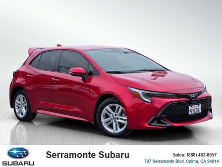 Featured Used 2023 Toyota Corolla Hatchback SE Hatchback for Sale near San Mateo, CA