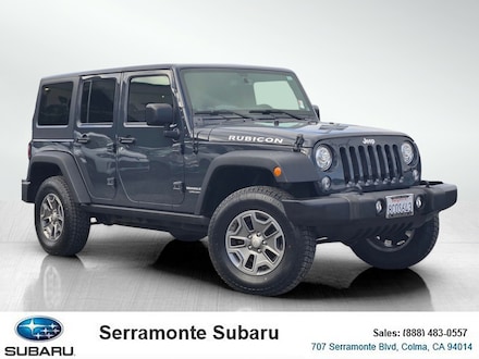 Featured Used 2018 Jeep Wrangler JK Unlimited Rubicon 4x4 SUV for Sale near San Mateo, CA