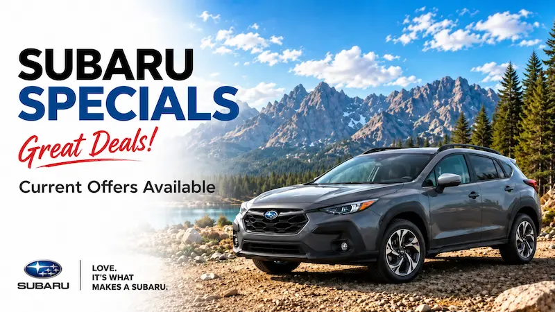 Current Subaru lease offers at Serramonte Subaru