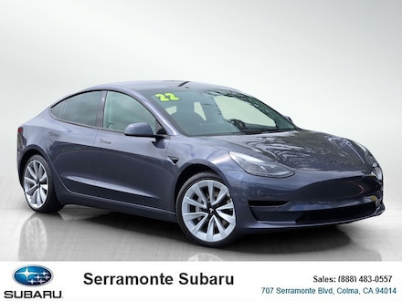Featured Used 2022 Tesla Model 3 Base Sedan for Sale near San Mateo, CA