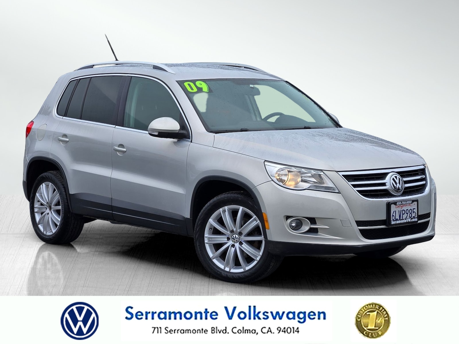 Used 2009 Volkswagen Tiguan SE with VIN WVGBV75N39W540150 for sale in Colma, CA
