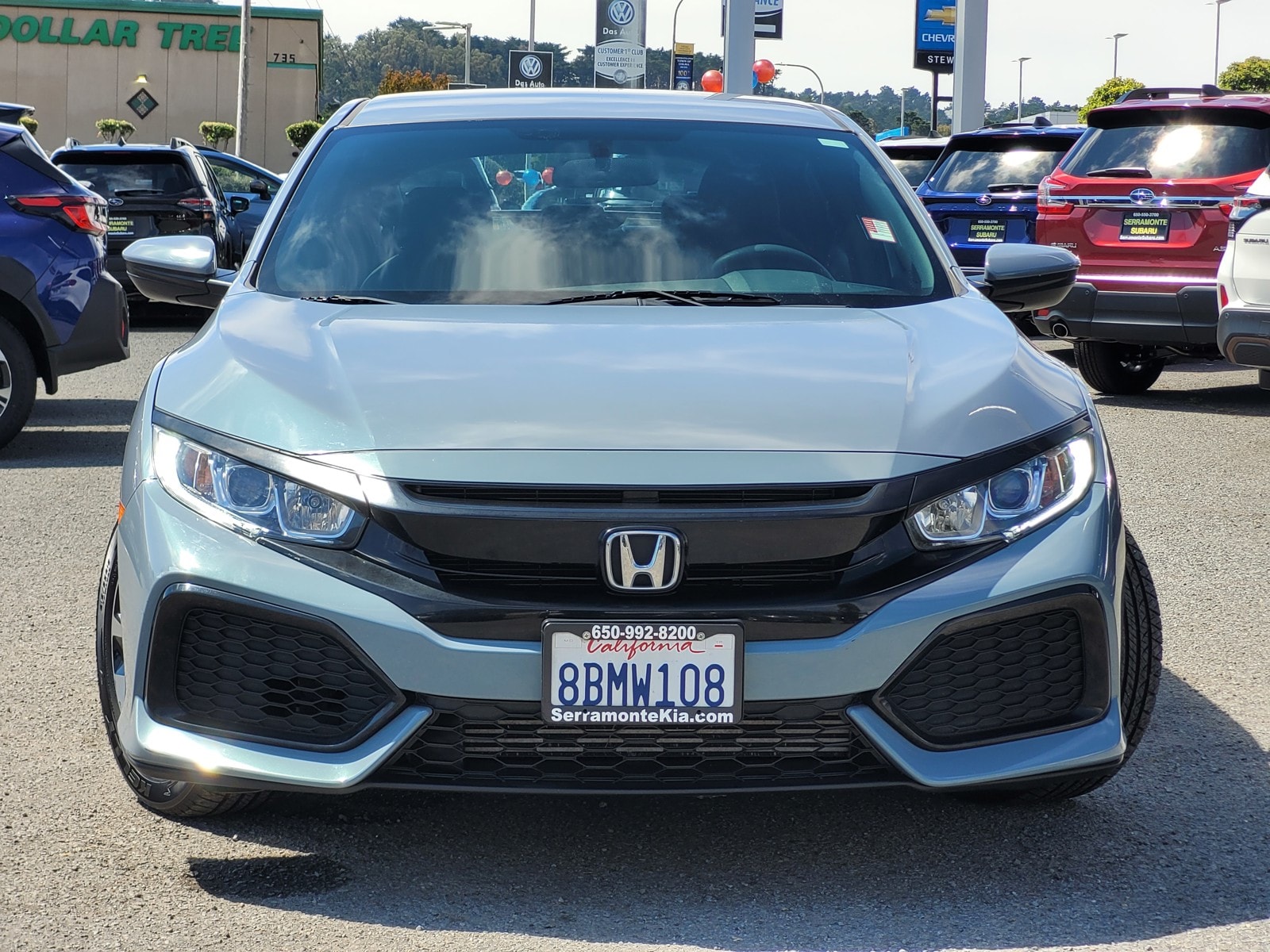 Used 2018 Honda Civic Hatchback LX with VIN SHHFK7H25JU401709 for sale in Colma, CA