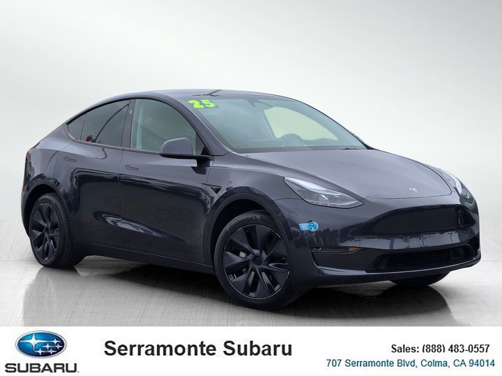Used 2025 Tesla Model Y Long Range with VIN 7SAYGDED8SF266360 for sale in Colma, CA