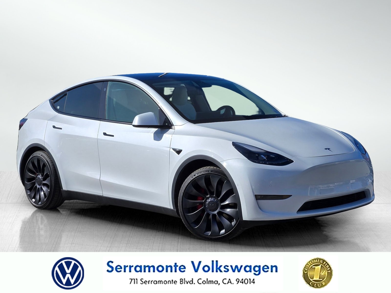 Used 2022 Tesla Model Y Performance with VIN 7SAYGDEF6NF555646 for sale in Colma, CA
