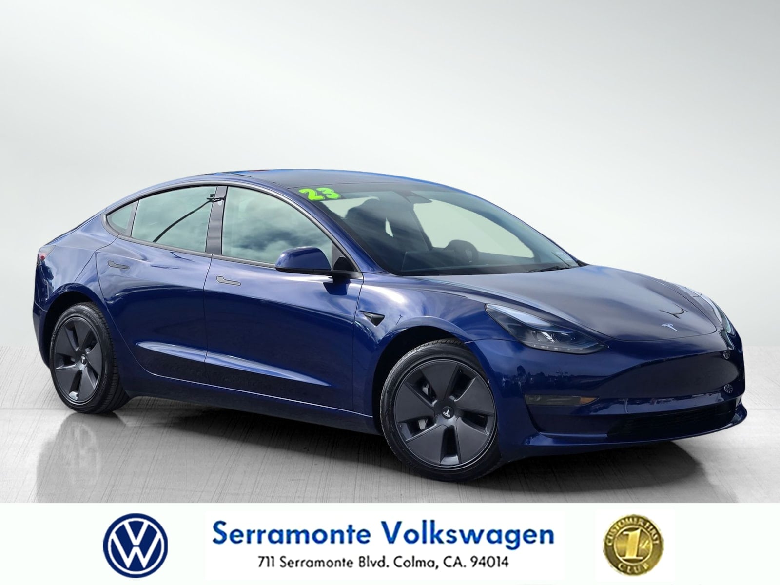 Used 2023 Tesla Model 3 Base with VIN 5YJ3E1EA7PF617042 for sale in Colma, CA
