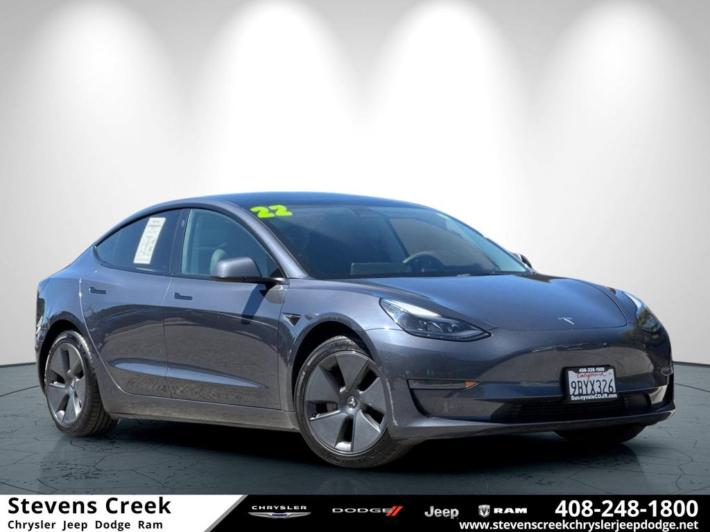 Used 2022 Tesla Model 3 Long Range with VIN 5YJ3E1EB3NF295070 for sale in Colma, CA