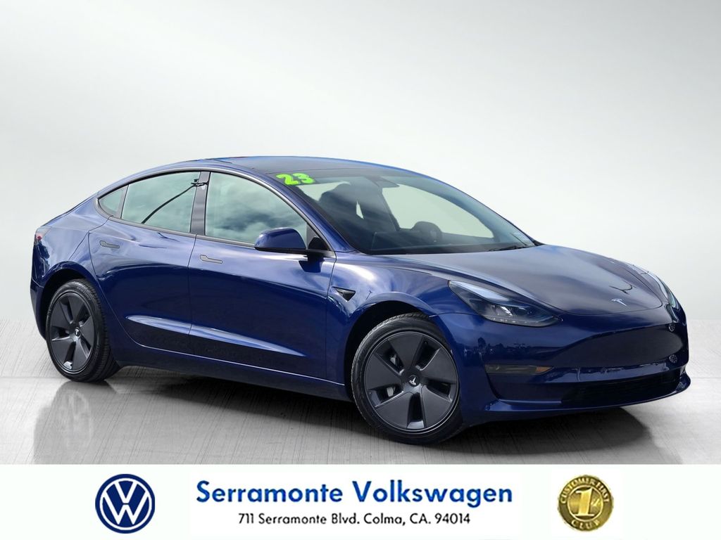 Used 2023 Tesla Model 3 Base with VIN 5YJ3E1EA7PF617042 for sale in Colma, CA