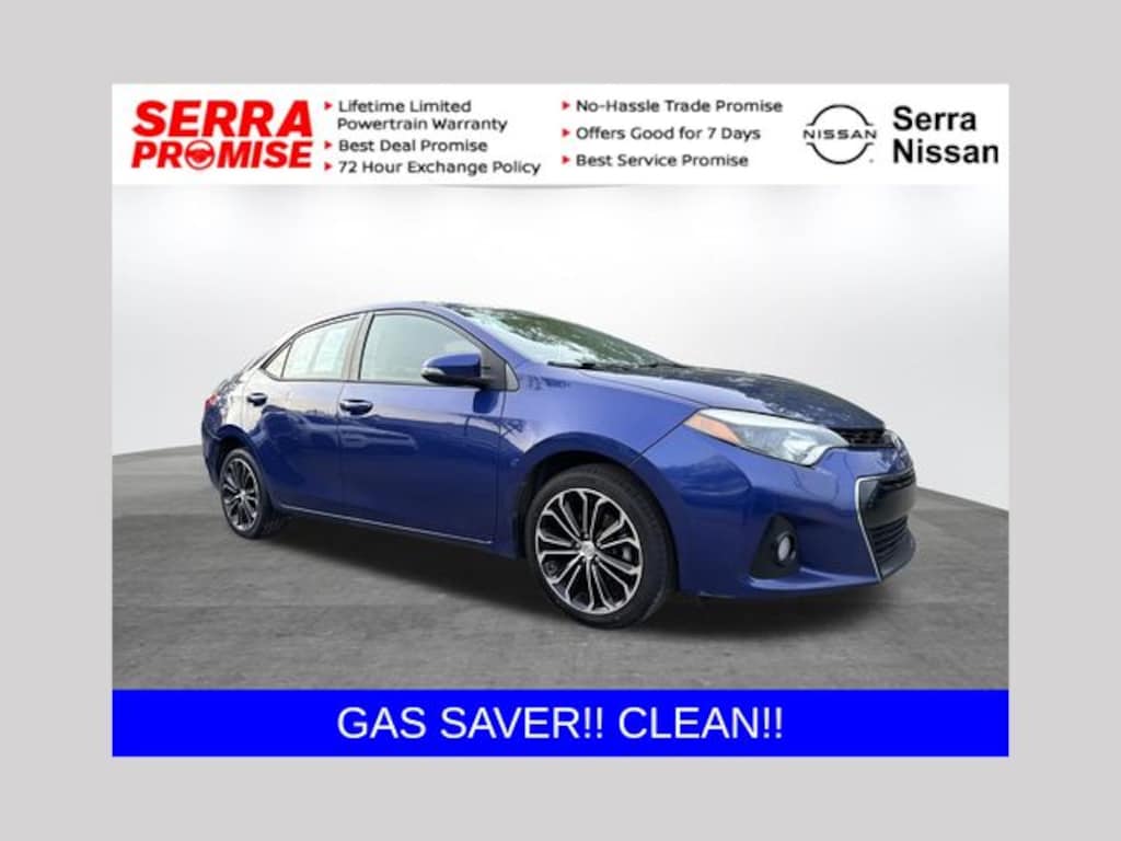 Used 2015 Toyota Corolla S Plus Sedan