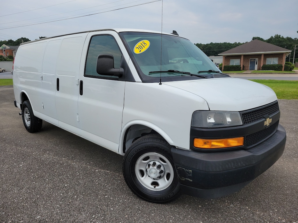 Used 2018 Chevrolet Express 2500 Work Van Van Extended Cargo Van