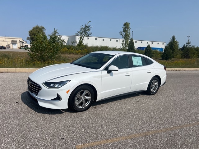 Used 2021 Hyundai Sonata SE with VIN 5NPEG4JA0MH128070 for sale in Saginaw, MI