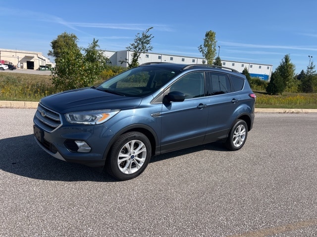 Used 2018 Ford Escape SEL with VIN 1FMCU9HD6JUA77345 for sale in Saginaw, MI