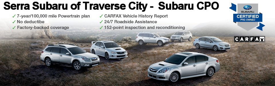 Subaru Certified Benefits | Traverse City Subaru | Serra Subaru of Traverse City