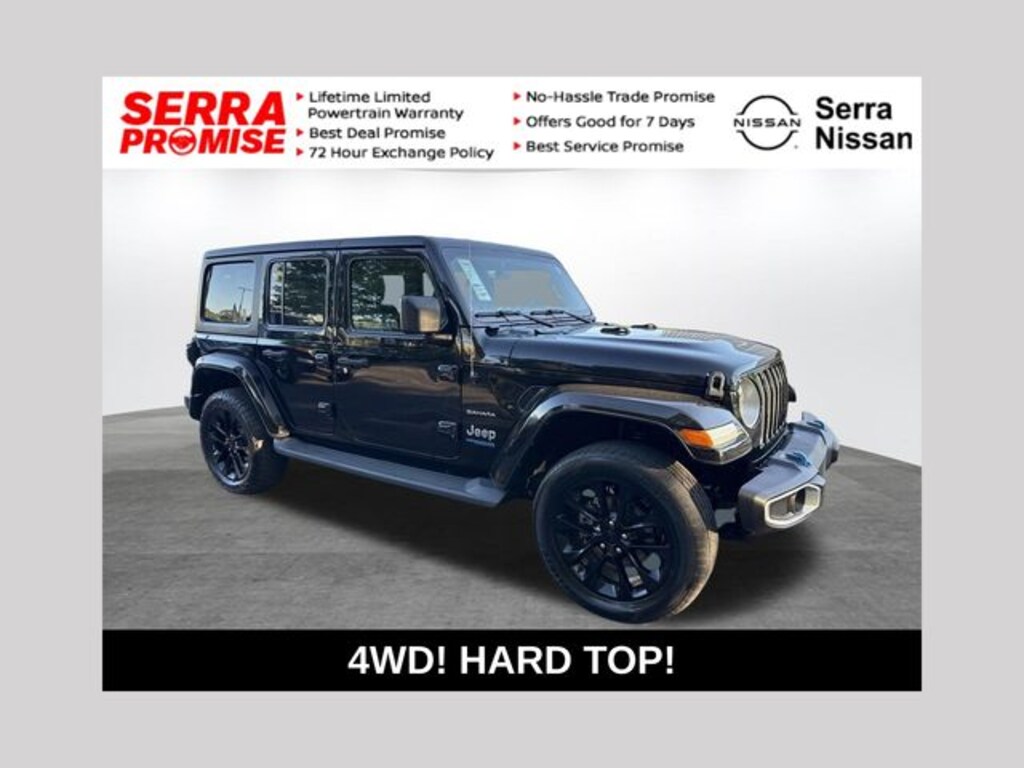 Used 2022 Jeep Wrangler Unlimited 4xe Sahara SUV
