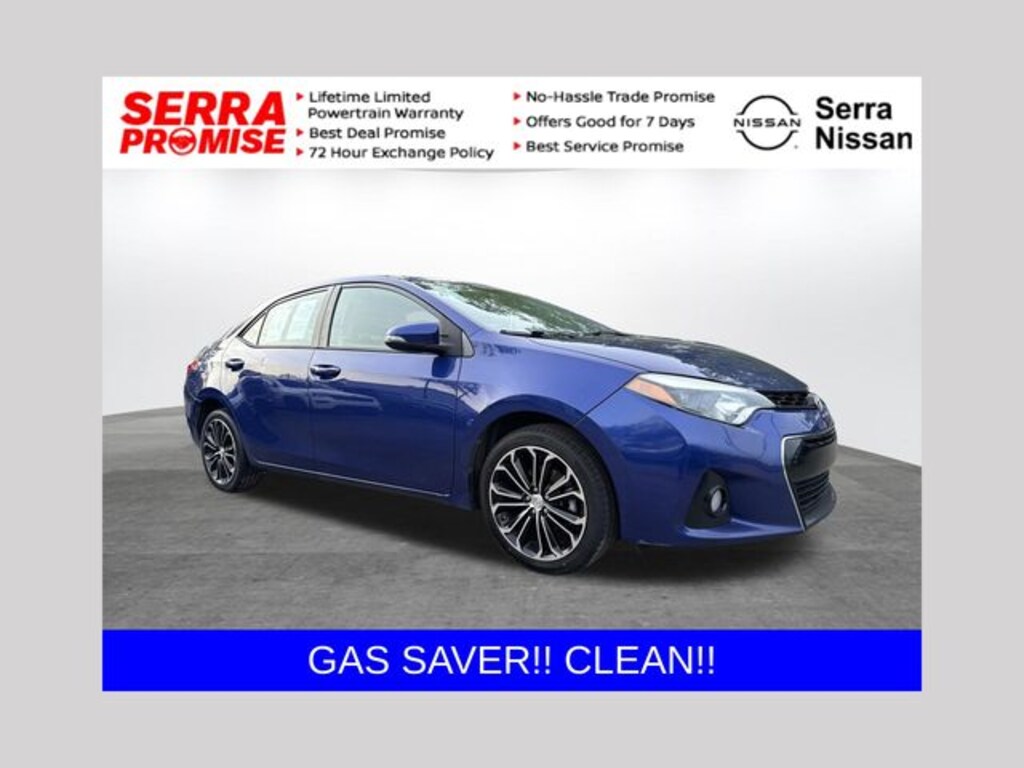 Used 2015 Toyota Corolla S Plus Sedan