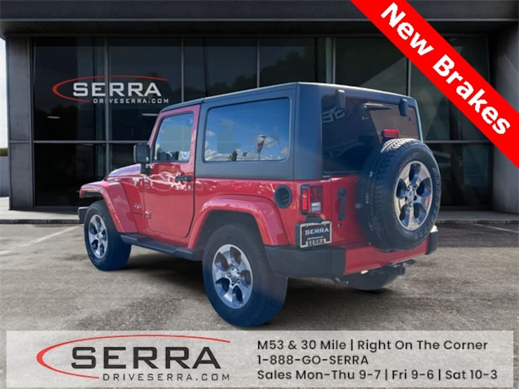 Used 2017 Jeep Wrangler JK Sahara 4x4 SUV