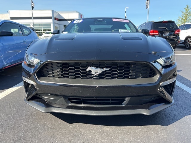 Used 2021 Ford Mustang EcoBoost with VIN 1FA6P8TH0M5144488 for sale in Washington, MI