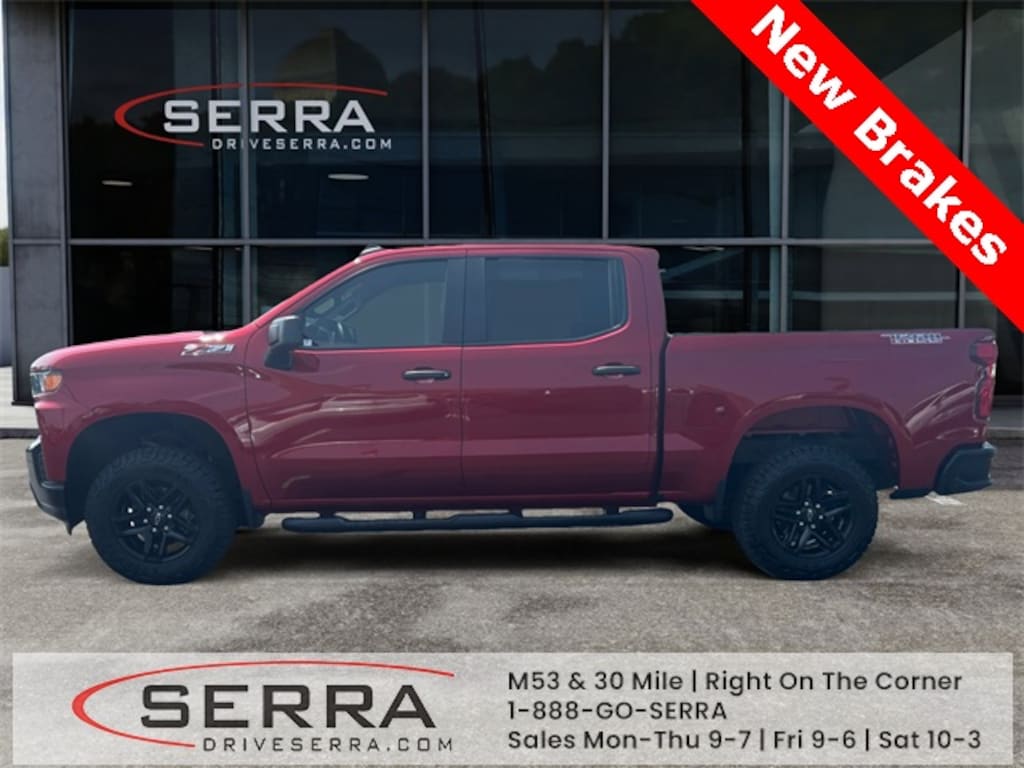Used 2021 Chevrolet Silverado 1500 Custom Trail Boss Truck Crew Cab