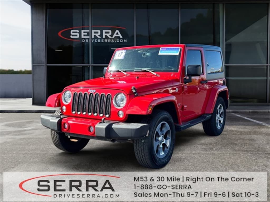 Used 2017 Jeep Wrangler JK Sahara 4x4 SUV
