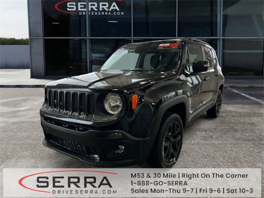 Used 2017 Jeep Renegade Latitude 4x4 SUV