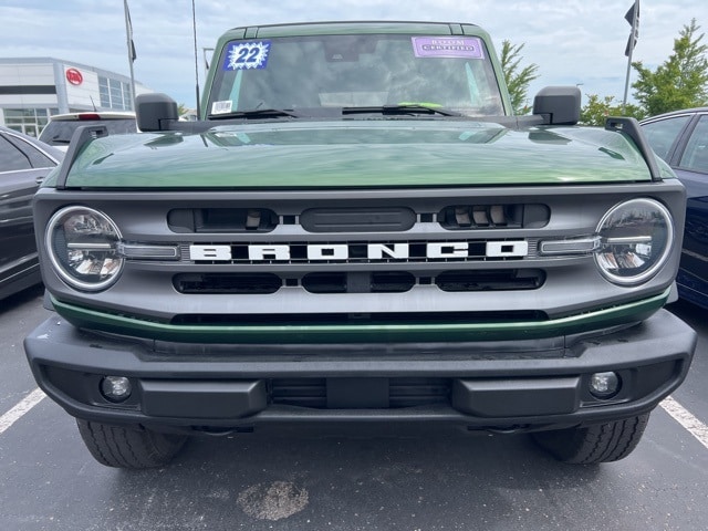 Used 2022 Ford Bronco 4-Door Base with VIN 1FMEE5BP4NLA86025 for sale in Washington, MI