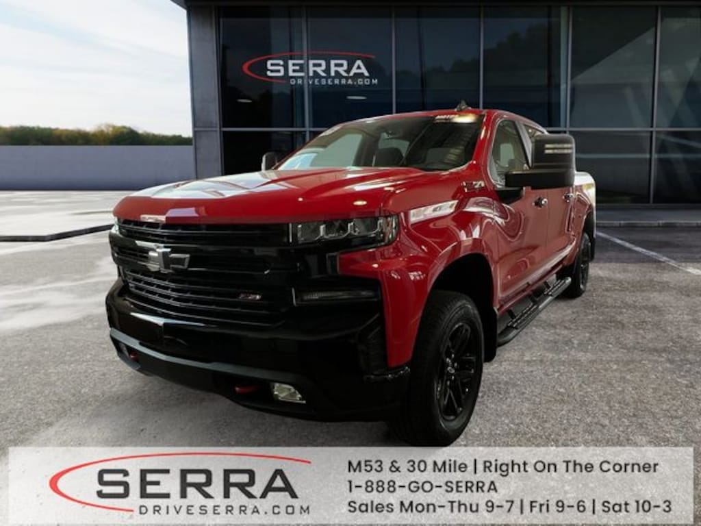 Used 2021 Chevrolet Silverado 1500 LT Trail Boss Truck Crew Cab