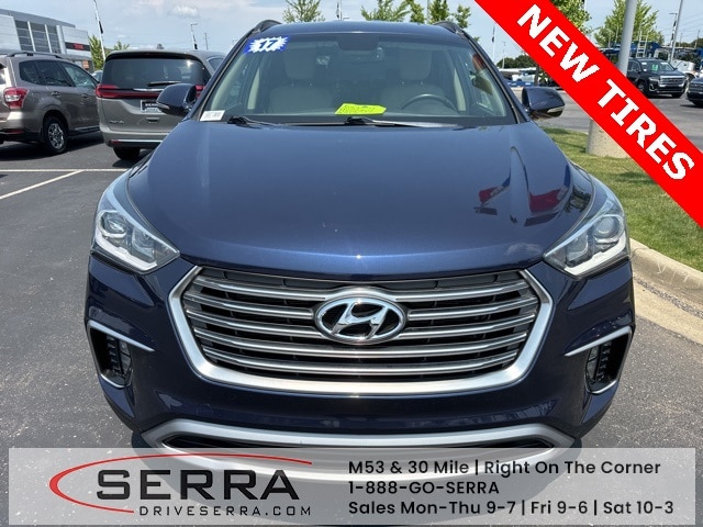 Used 2017 Hyundai Santa Fe Limited with VIN KM8SNDHFXHU202953 for sale in Washington, MI