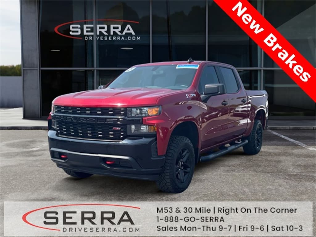 Used 2021 Chevrolet Silverado 1500 Custom Trail Boss Truck Crew Cab