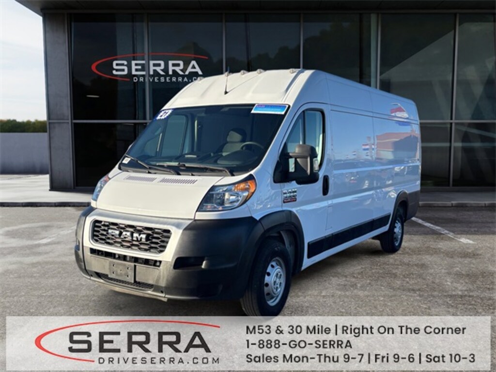 Certified 2021 Ram ProMaster 3500 High Roof Van Extended Cargo Van