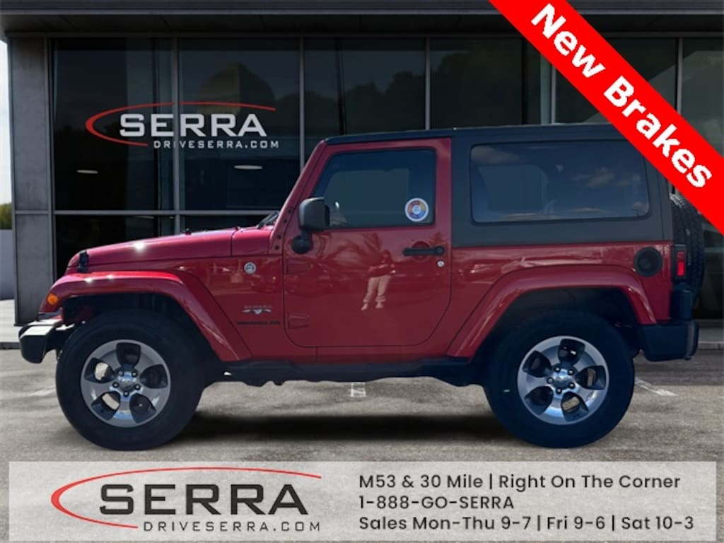 Used 2017 Jeep Wrangler JK Sahara 4x4 SUV
