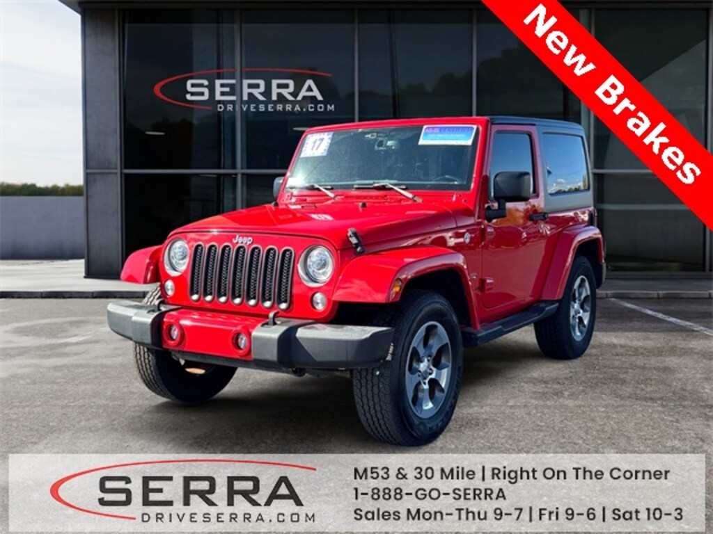 Used 2017 Jeep Wrangler JK Sahara 4x4 SUV
