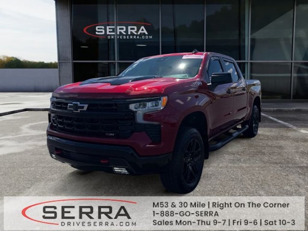 Certified 2025 Chevrolet Silverado 1500 LT Trail Boss Truck Crew Cab