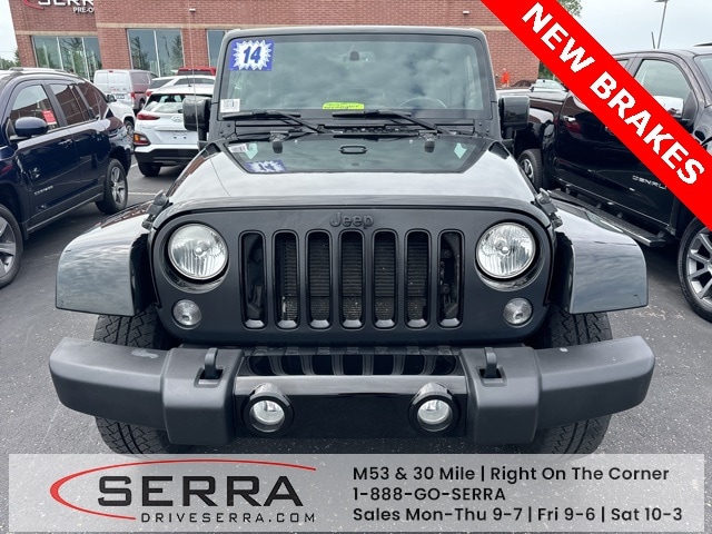 Used 2014 Jeep Wrangler Unlimited Sahara with VIN 1C4BJWEG6EL290510 for sale in Washington, MI