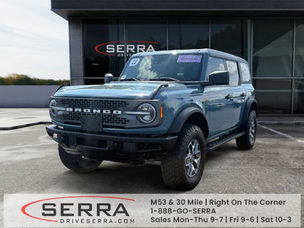 Certified 2022 Ford Bronco SUV