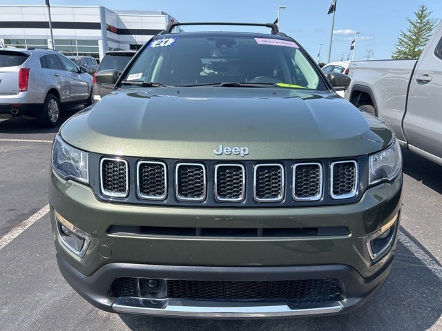 Used 2021 Jeep Compass Limited with VIN 3C4NJDCB4MT566050 for sale in Washington, MI