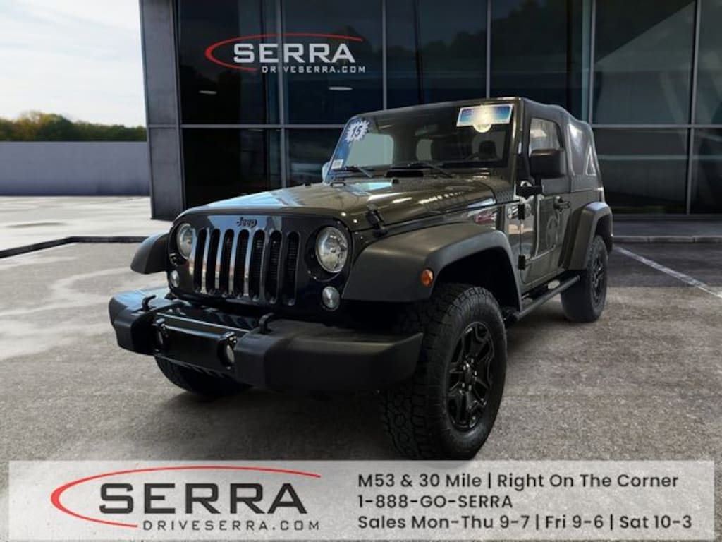 Used 2015 Jeep Wrangler Sport 4x4 SUV