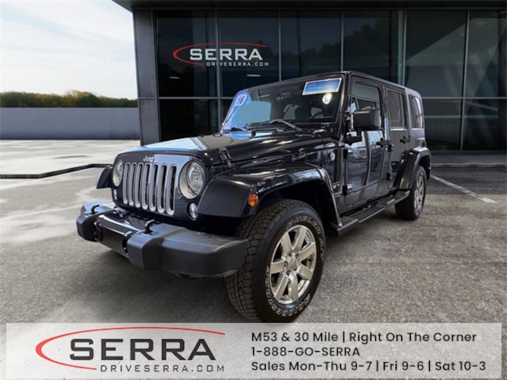 Used 2016 Jeep Wrangler JK Unlimited Sahara 4x4 SUV