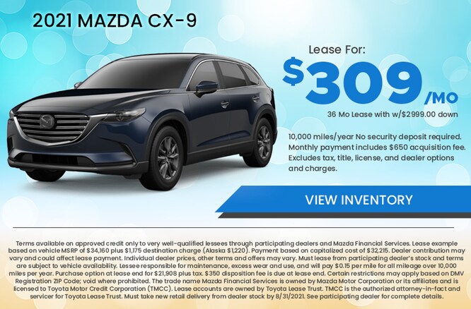 Mazda CX-9 lease