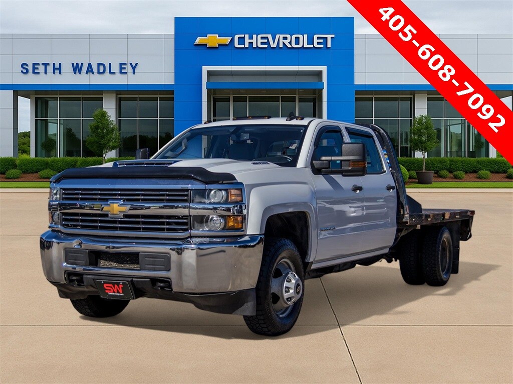 Used 2018 Chevrolet Silverado 3500HD Chassis WT Truck Crew Cab