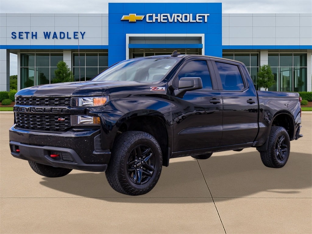 Used 2021 Chevrolet Silverado 1500 Custom Trail Boss Truck Crew Cab