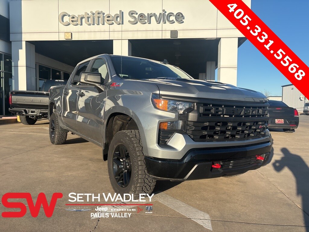 Used 2025 Chevrolet Silverado 1500 Custom Trail Boss Truck Crew Cab