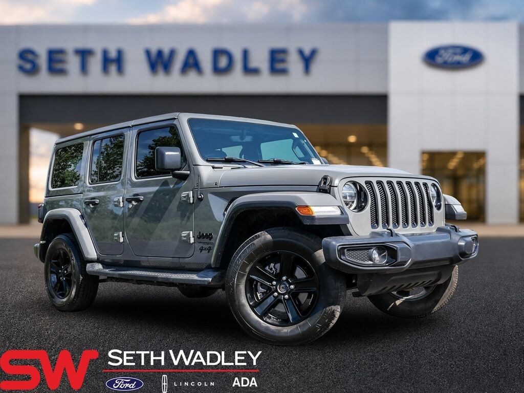 Used 2021 Jeep Wrangler Unlimited Sahara Altitude SUV