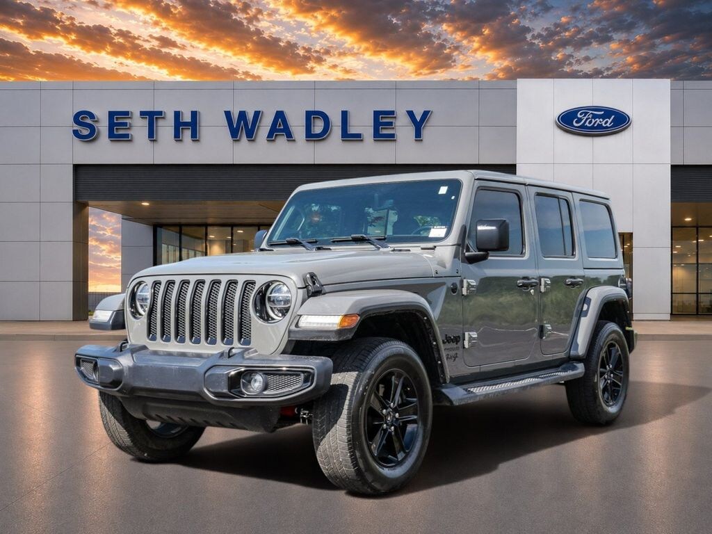 Used 2021 Jeep Wrangler Unlimited Sahara Altitude SUV