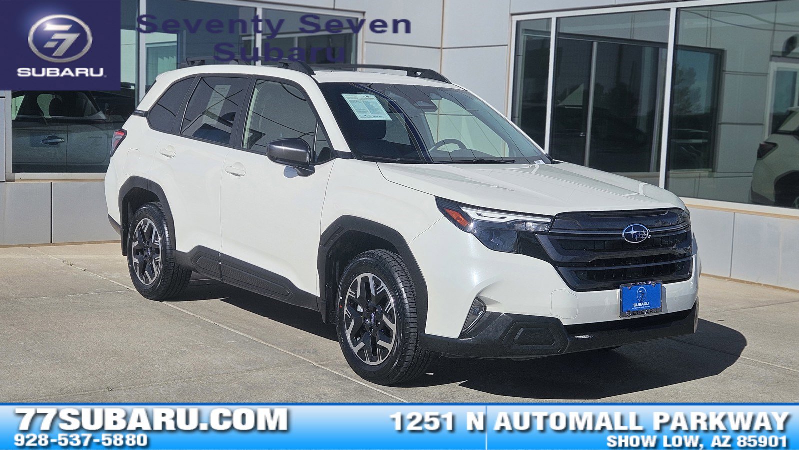Crystal White Pearl 2025 Subaru Forester Premium Crossover AWD SUV / Crossover All-Wheel Drive Continuously Variable Transmission
