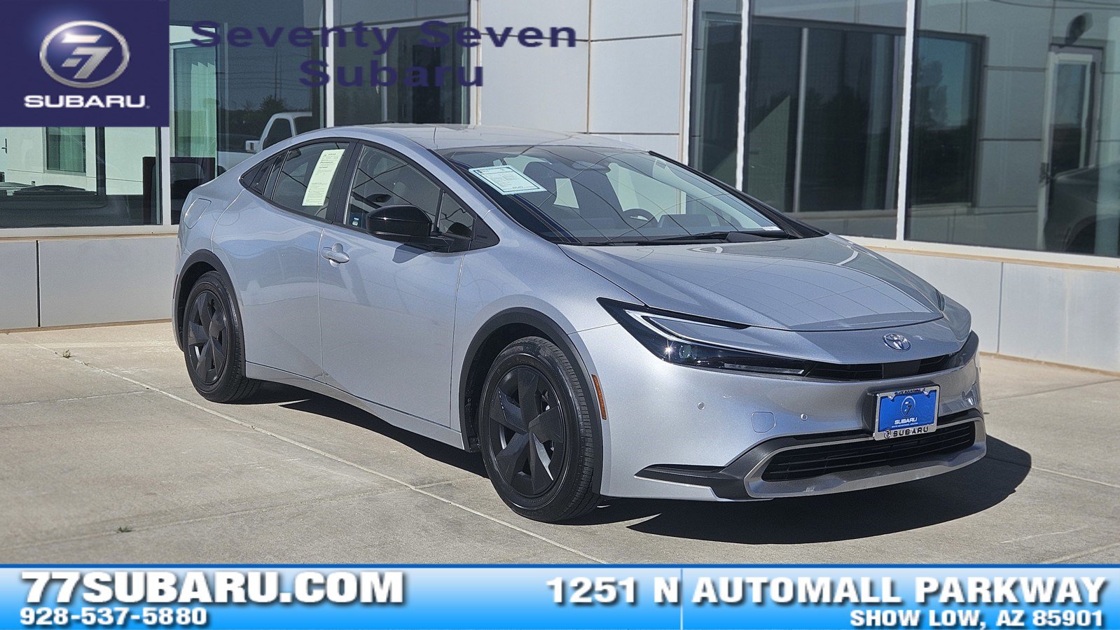 Silver 2026 Toyota Prius Plug-In Hybrid Hatchback Front-Wheel Drive Continuously Variable Transmission